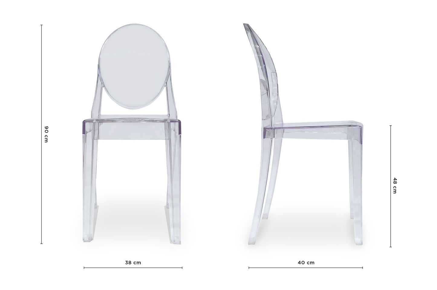 Casper Dining Chair - Transparent