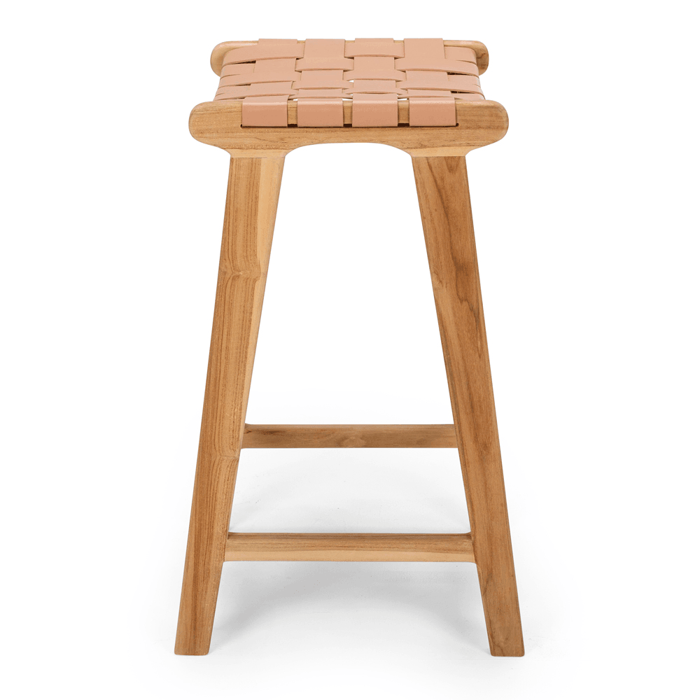 Indo Woven Barstool - Plush - Humble & Grand Homestore