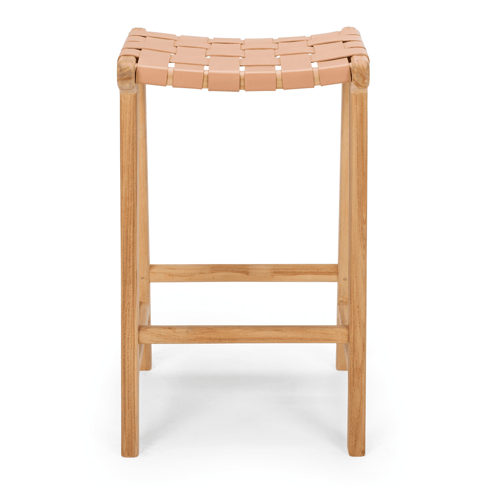 Indo Woven Barstool - Plush - Humble & Grand Homestore