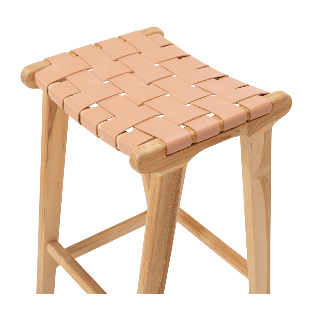 Indo Woven Barstool - Plush - Humble & Grand Homestore