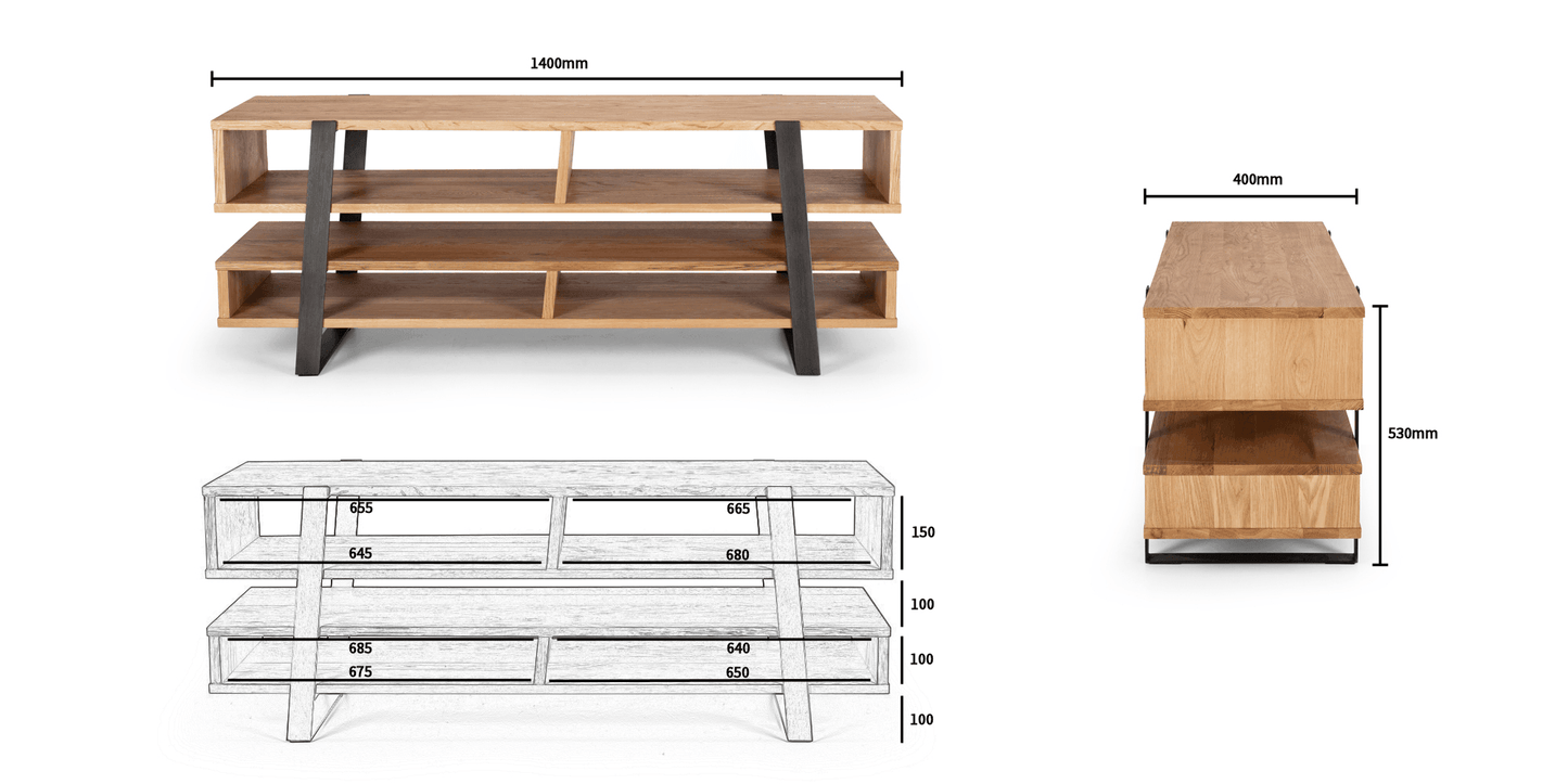 Karel Open TV Unit - Humble & Grand Homestore