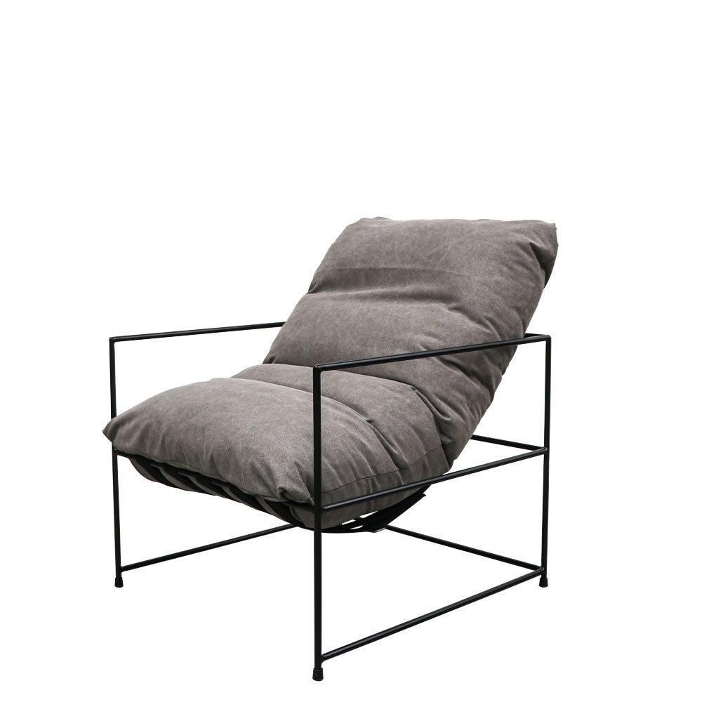 Lauro Club Armchair - Charcoal - Humble & Grand Homestore