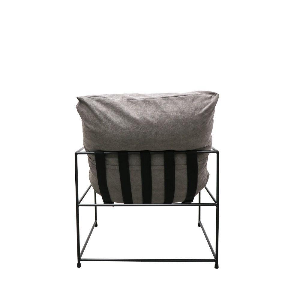 Lauro Club Armchair - Charcoal - Humble & Grand Homestore