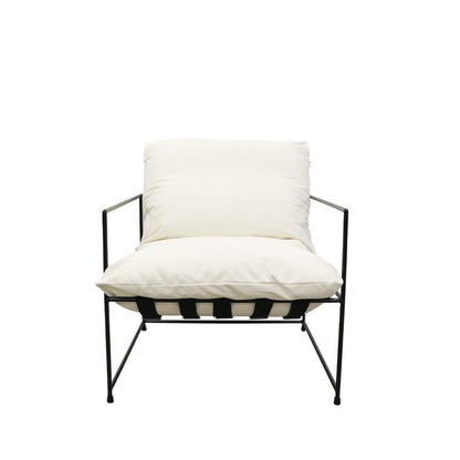 Lauro Club Armchair - Vanilla - Humble & Grand Homestore