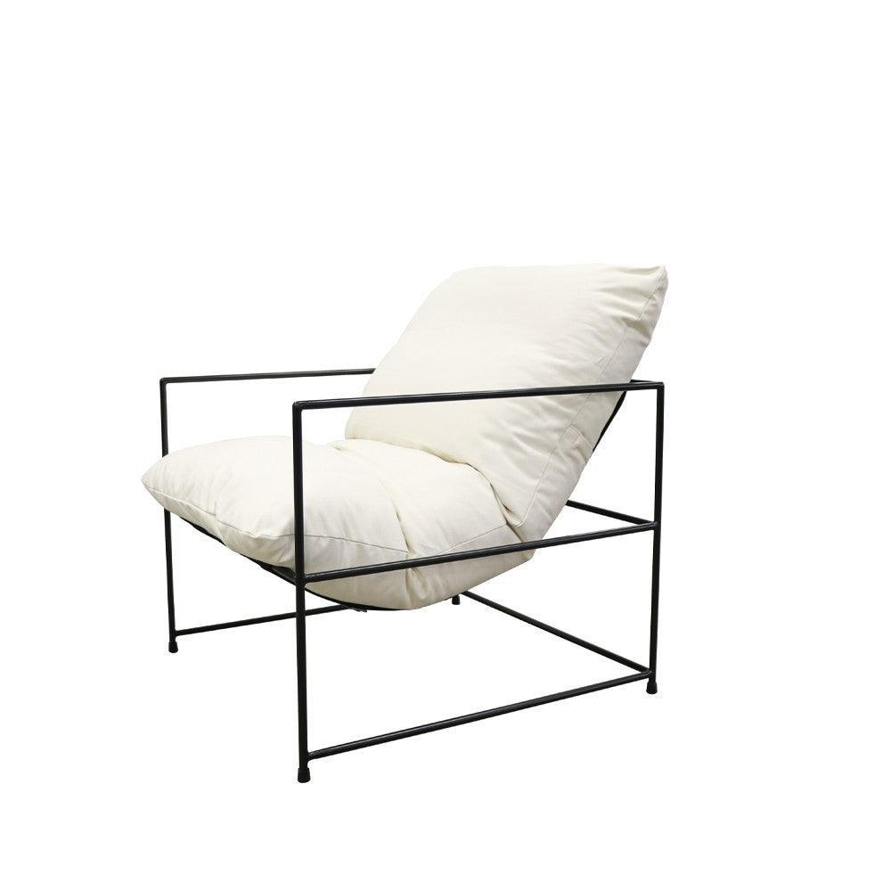 Lauro Club Armchair - Vanilla - Humble & Grand Homestore