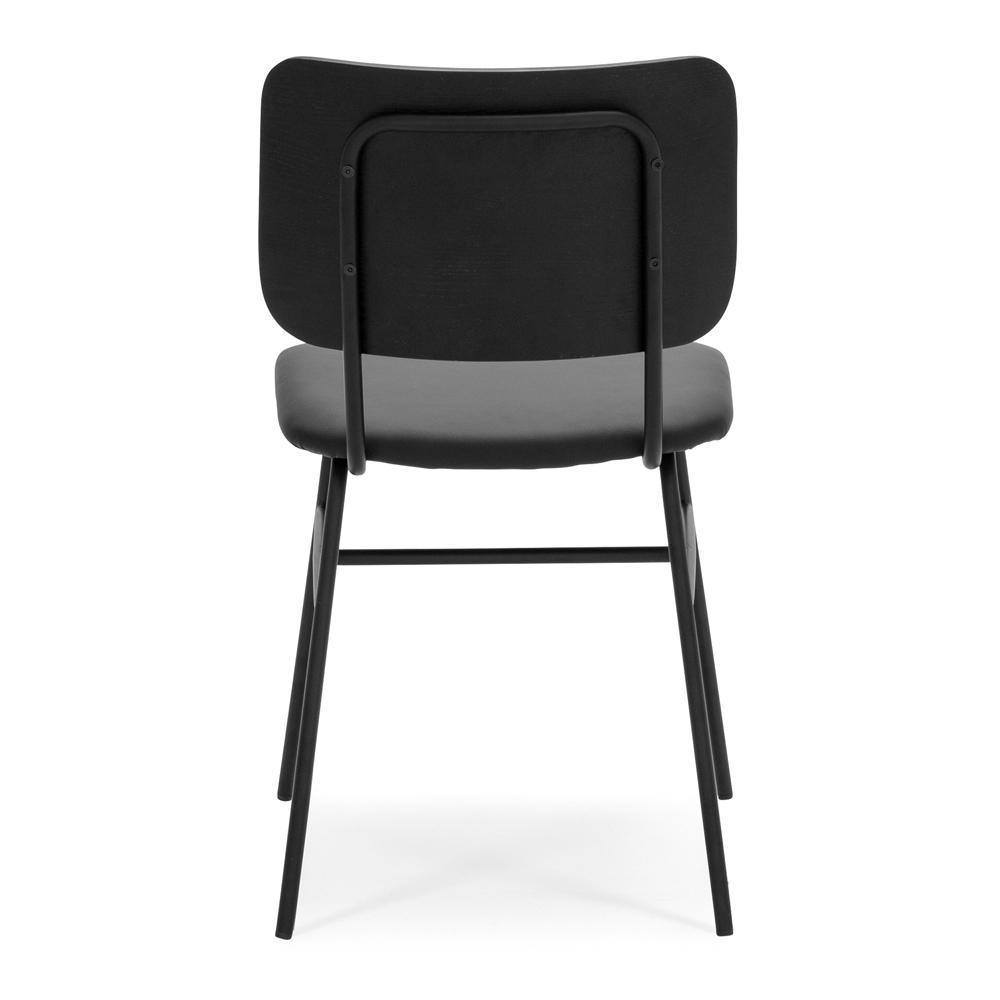 Lukas Dining Chair - Black Panel - Humble & Grand Homestore