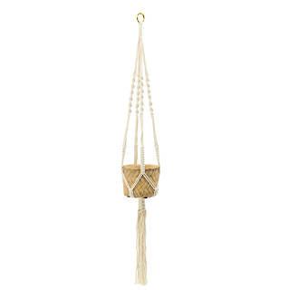 Macrame Hanging Cement Planter - Humble & Grand Homestore