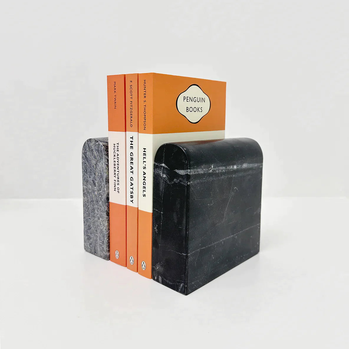 Marble Bookend Short - Black - Humble & Grand Homestore