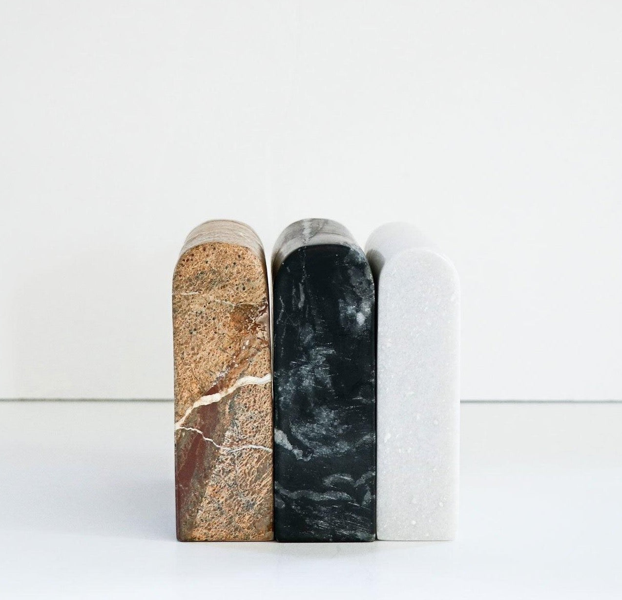 Marble Bookend Short - Black - Humble & Grand Homestore