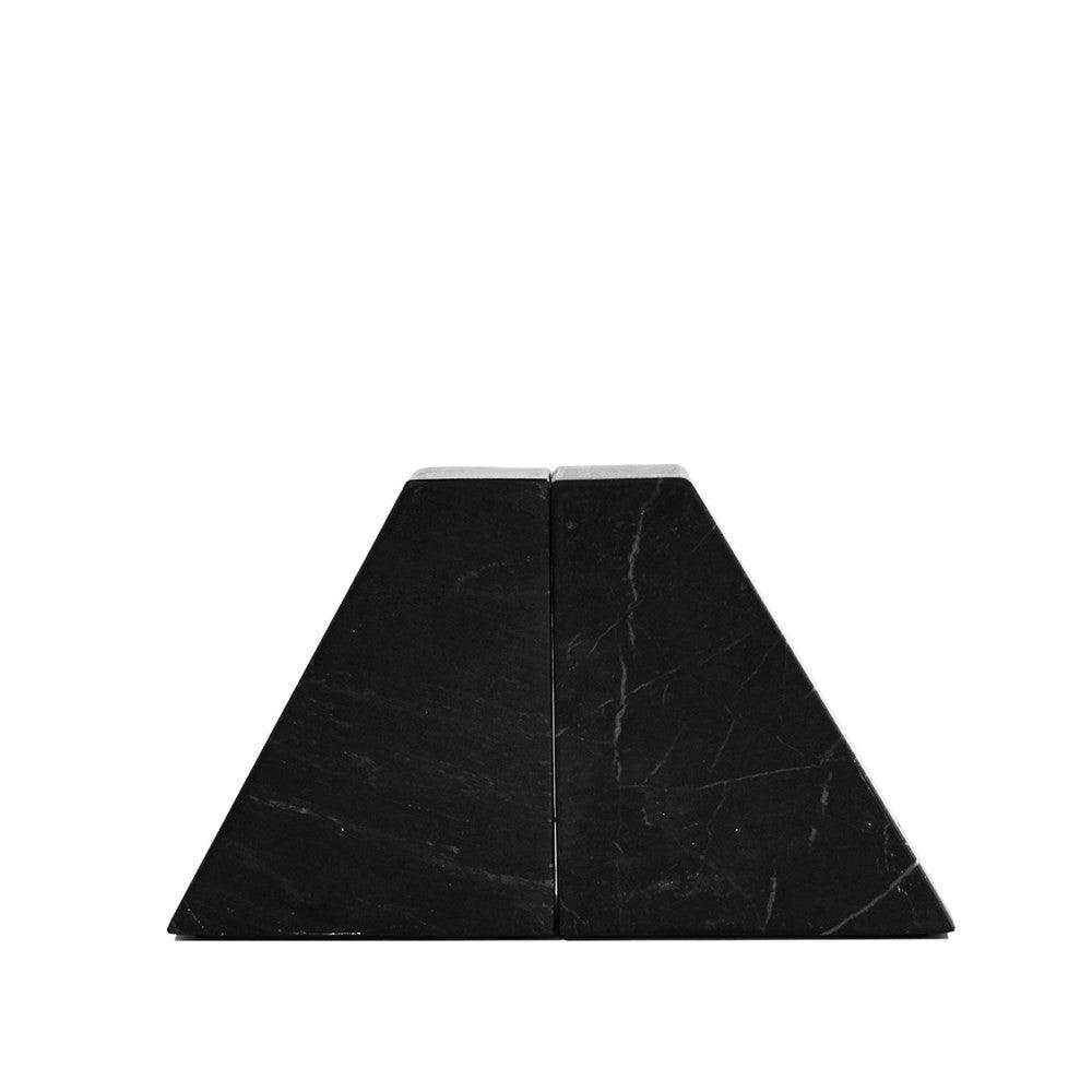 Marble Bookends Pair - Black - Humble & Grand Homestore