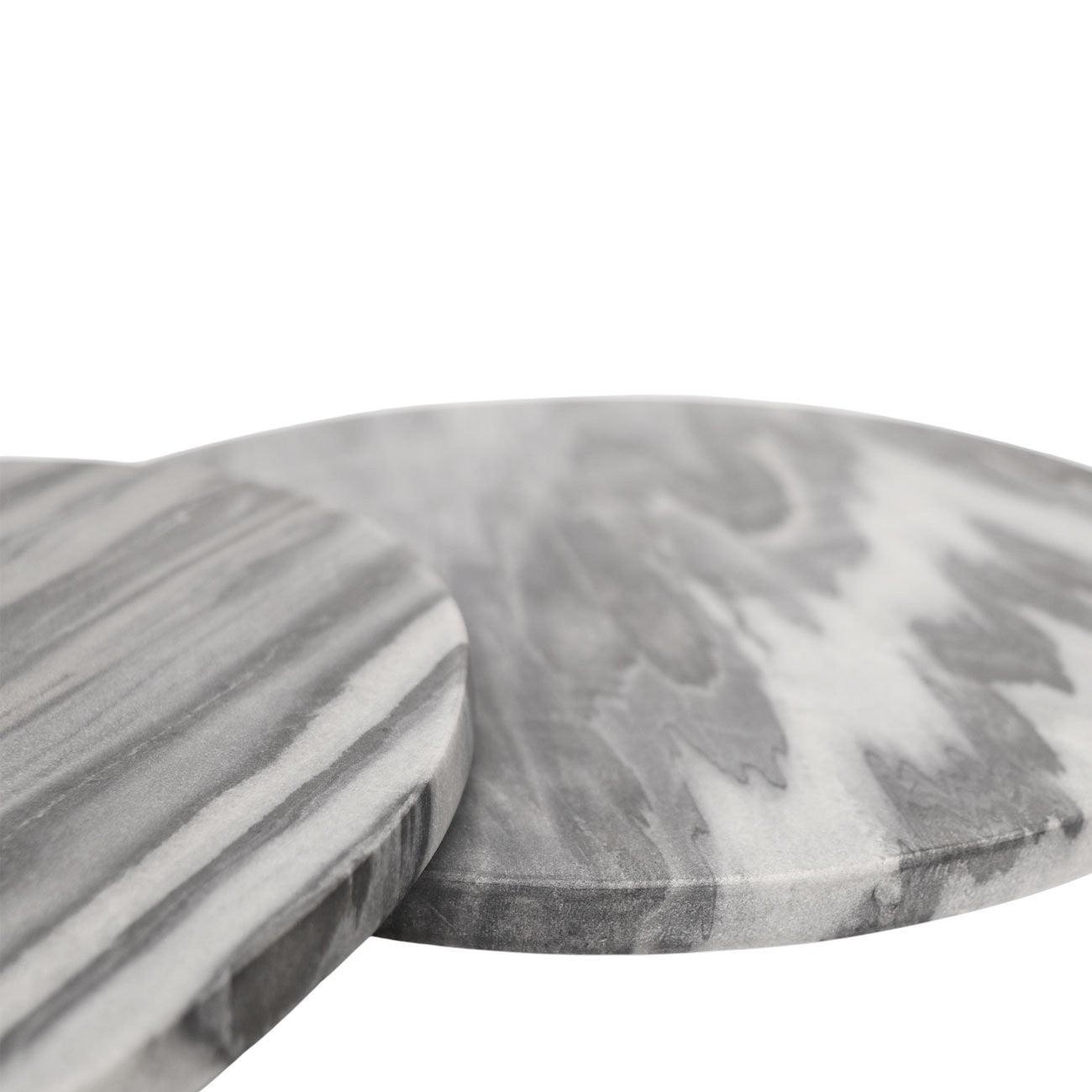 Marble Charger Plate - Grey - Humble & Grand Homestore