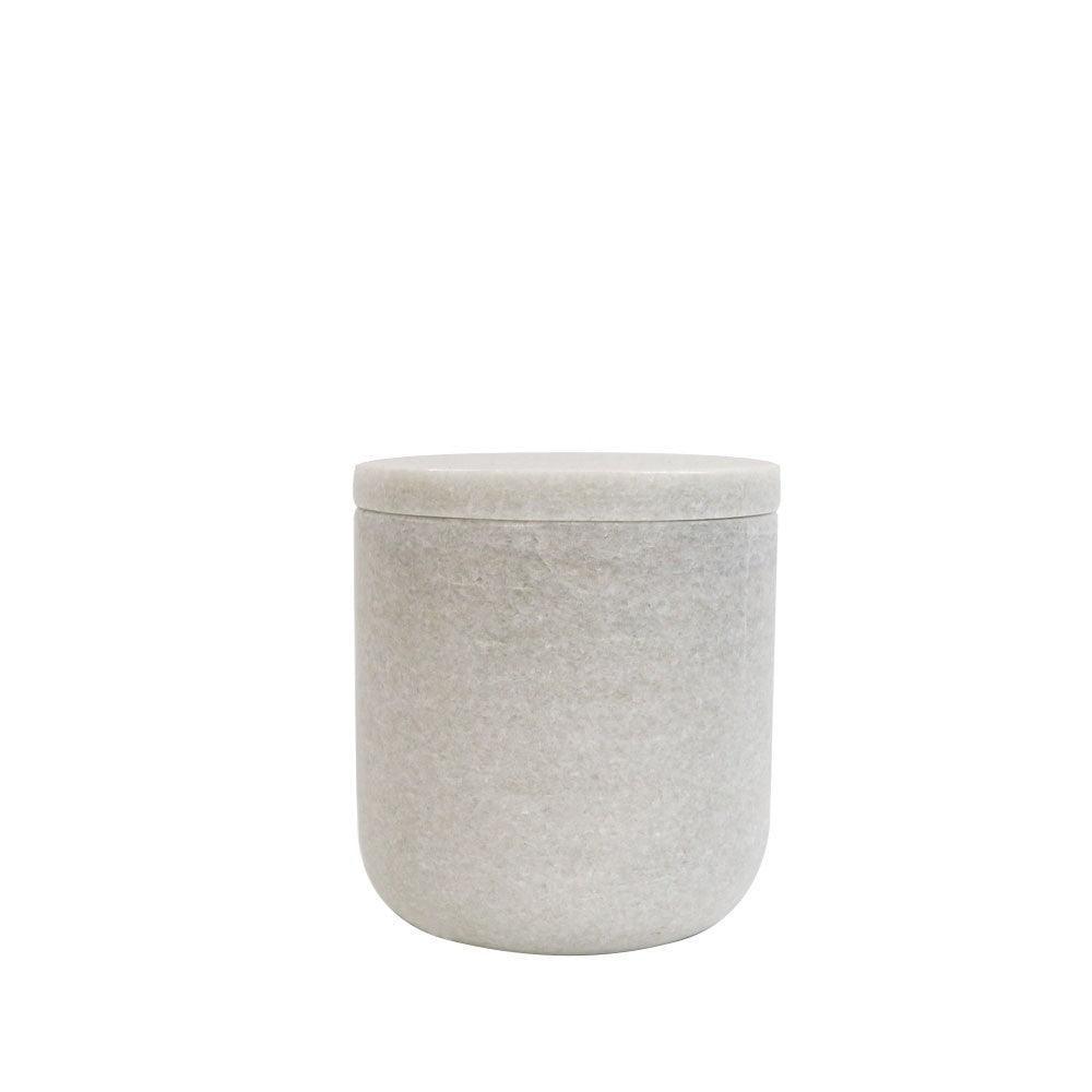 Marble Cotton Jar - Humble & Grand Homestore