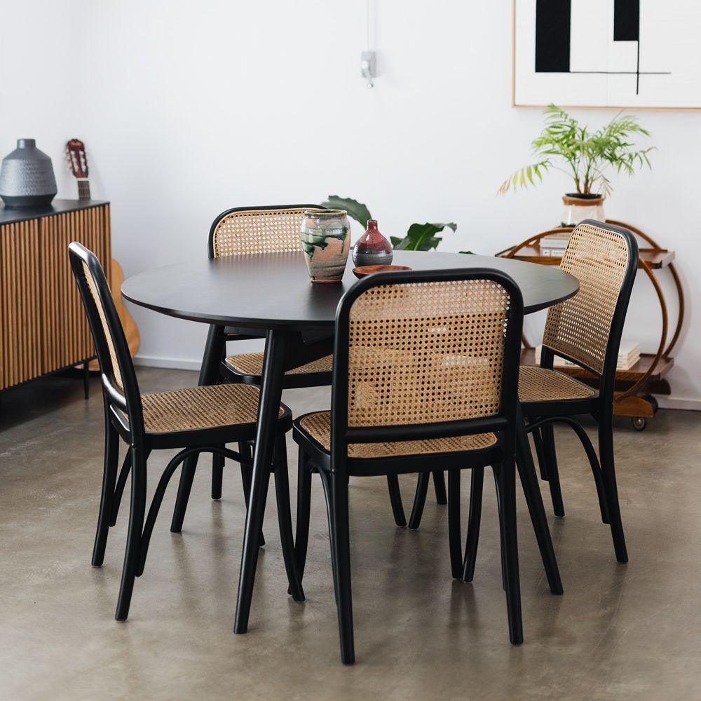 Matai Dining Chair - Black - Humble & Grand Homestore