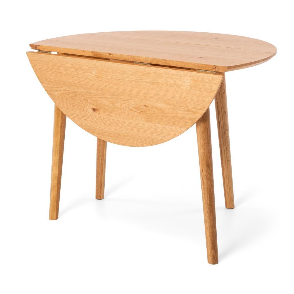 Nordik Dining Table - Dropleaf Round - Humble & Grand Homestore