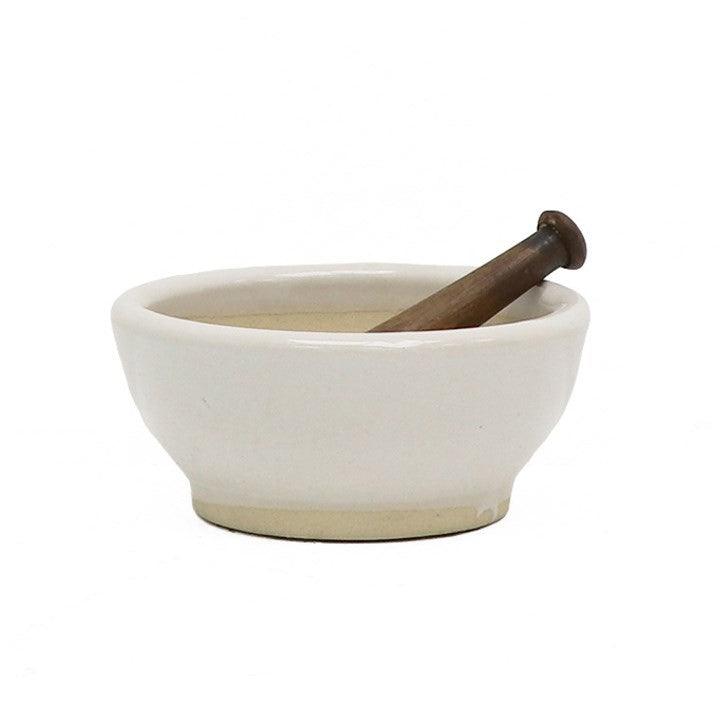 Original Ceramic Mortar & Pestle - Medium - Humble & Grand Homestore