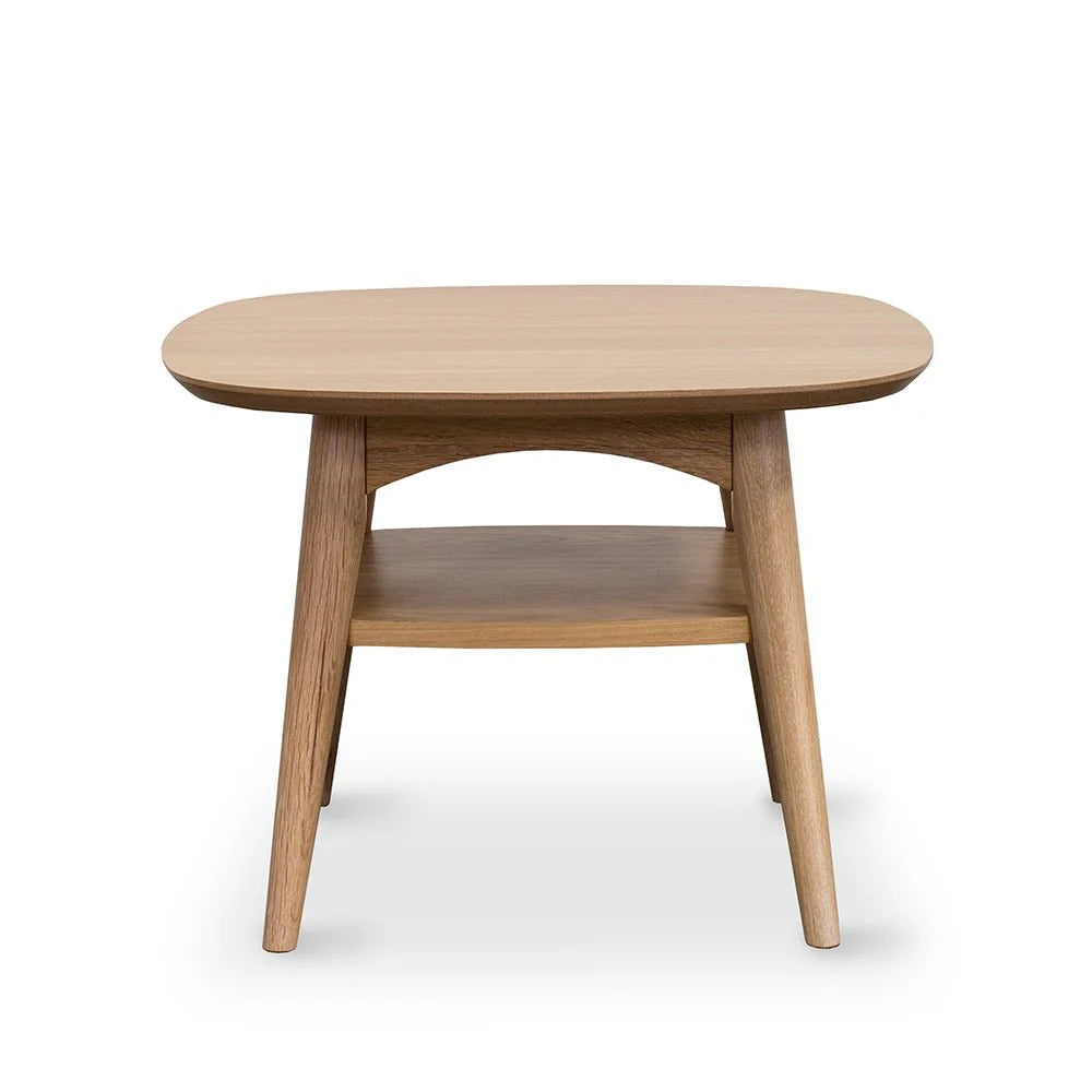 Oslo Lamp Table with Shelf