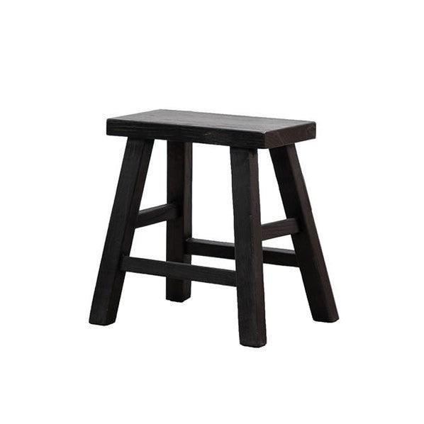 Parq Stool Rectangle - Black - Humble & Grand Homestore