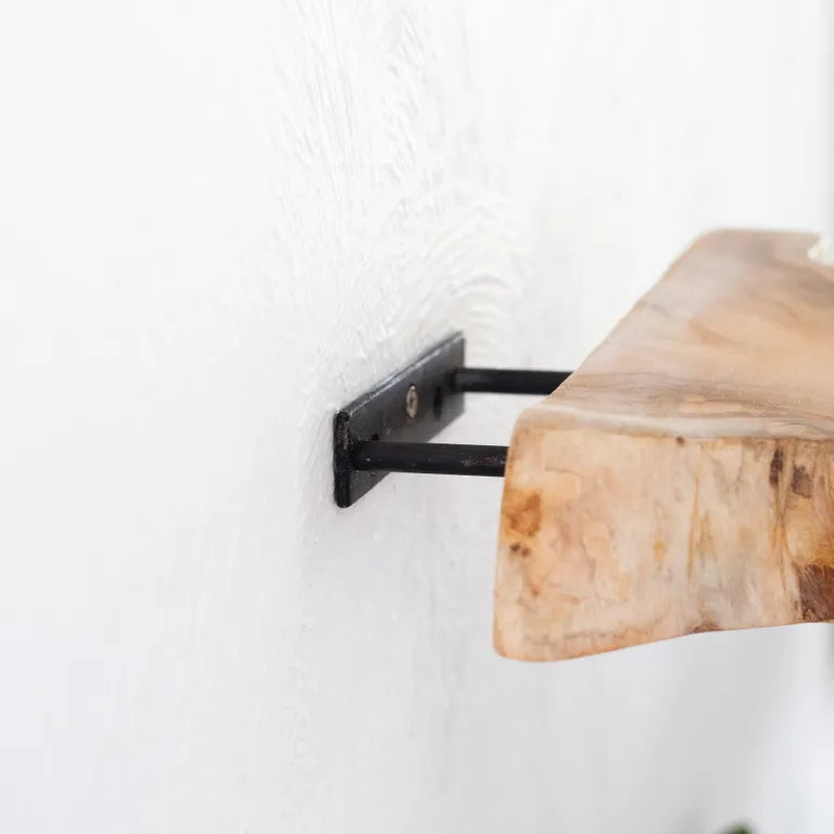 Reclaimed Teak Floating Shelves - Humble & Grand Homestore