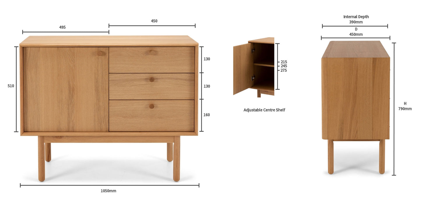 Rotterdam Narrow Sideboard