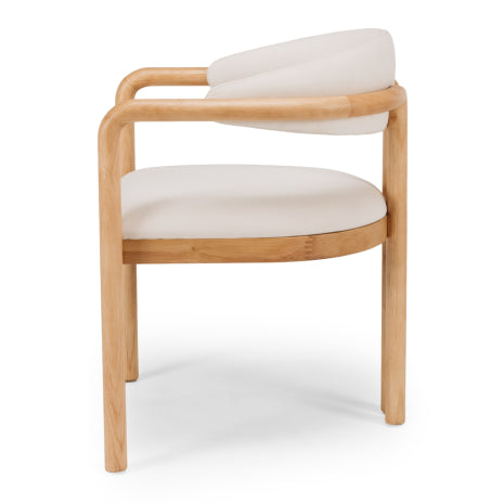 Palermo Dining Chair - Beige/white