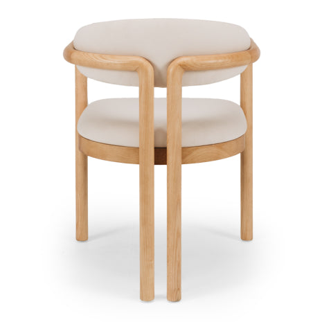 Palermo Dining Chair - Beige/white