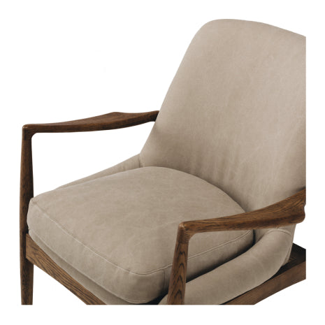 Steiner Armchair - Full Canvas Cement