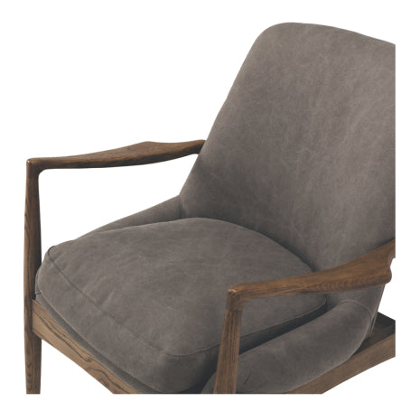 Steiner Armchair - Full Charcoal Cement