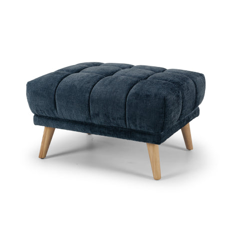 Towelie Footstool - Indigo Blue