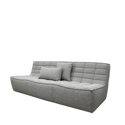 Soho 3 Seater Modular Sofa - Silver Grey