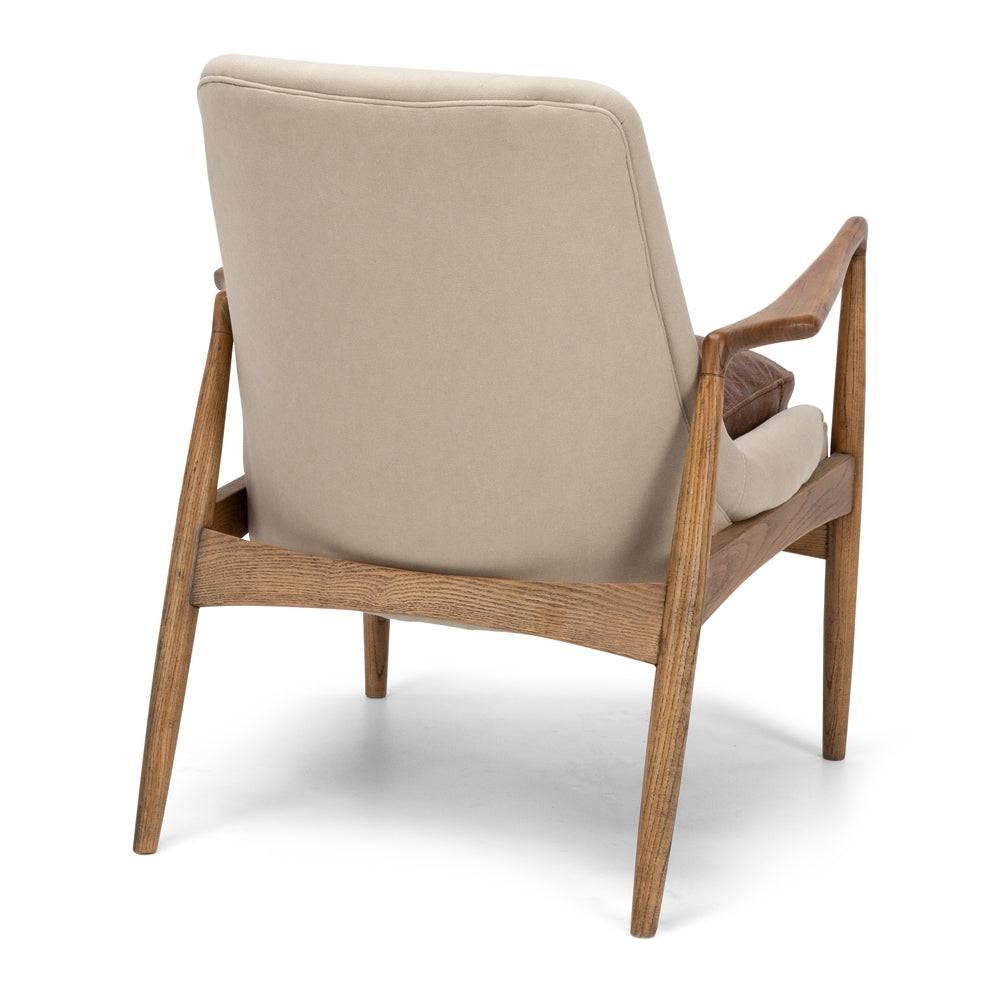 Steiner Armchair - Canvas Cement - Humble & Grand Homestore