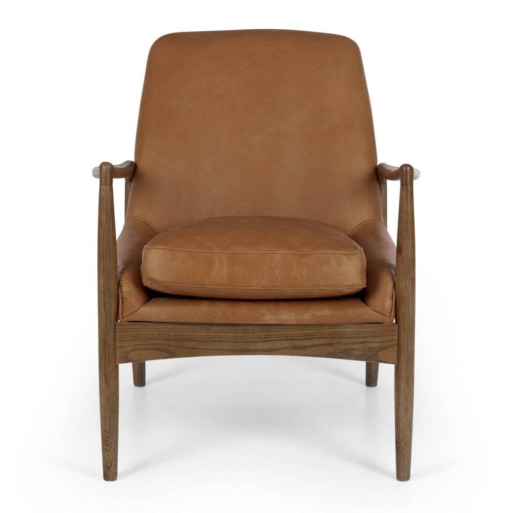 Steiner Armchair - Cognac Leather - Humble & Grand Homestore