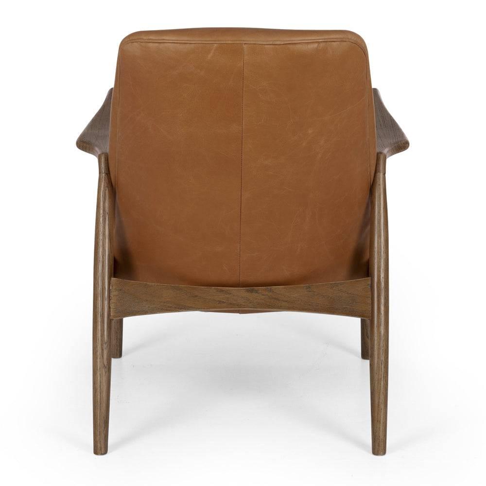 Steiner Armchair - Cognac Leather - Humble & Grand Homestore