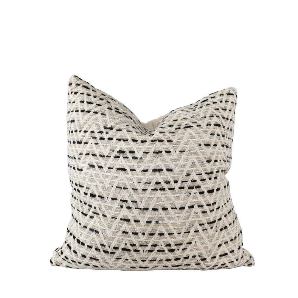 Tara Cushion - Zig Zag Cream - Humble & Grand Homestore