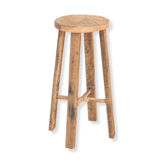 Teak Hitam Barstool - Natural - Humble & Grand Homestore