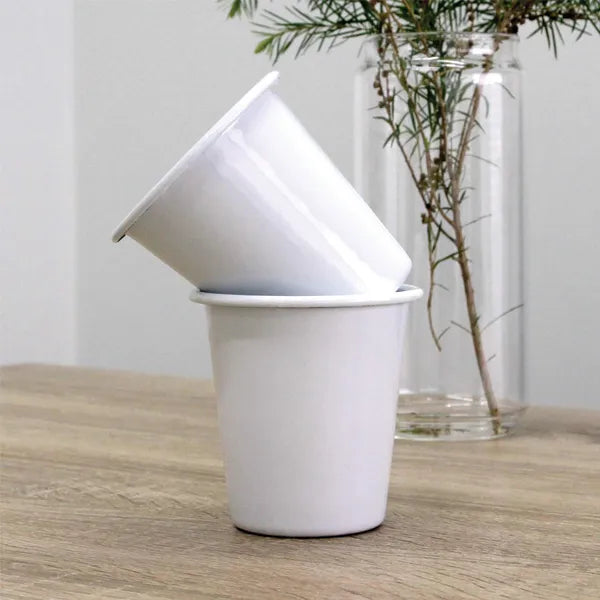 Enamel Tumbler - White