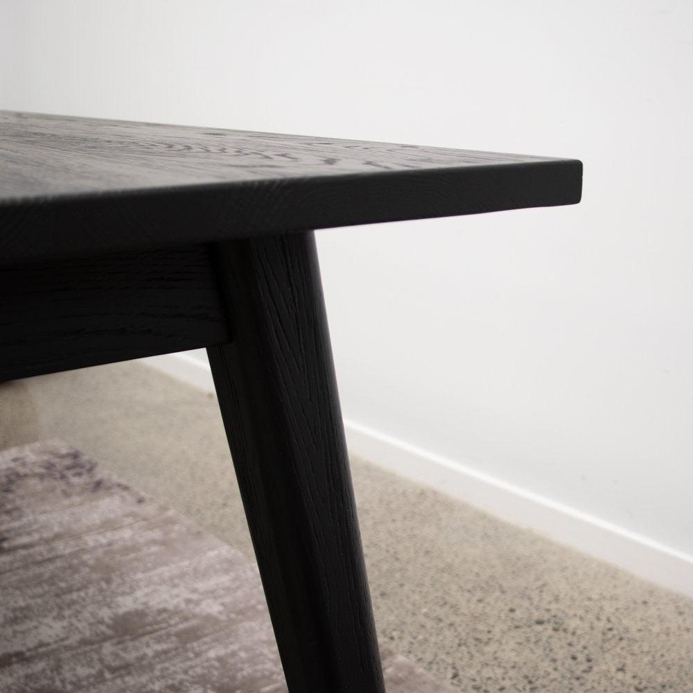 Vaasa Matte Black Dining Table - 150cm - Humble & Grand Homestore