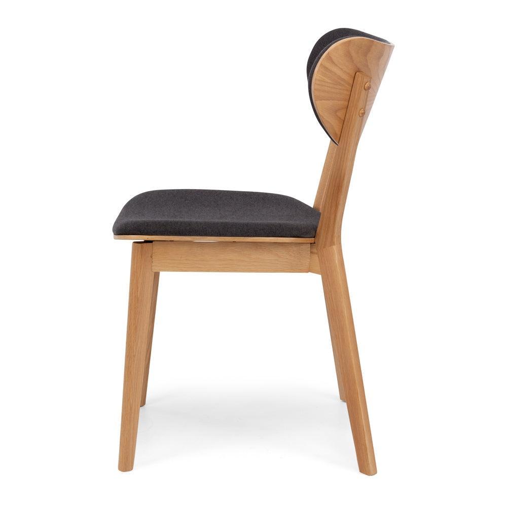 Zurich Dining Chair - Dark Grey - Humble & Grand Homestore