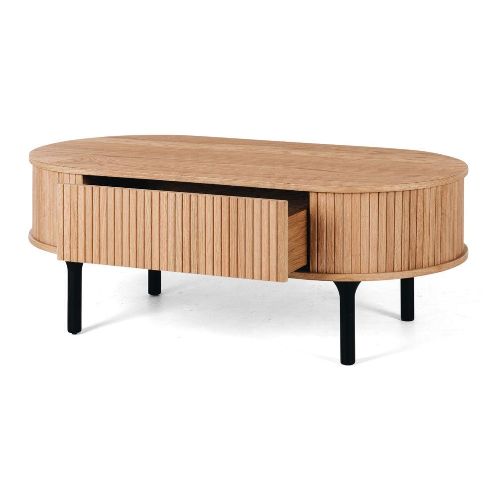 Slatted Oak Coffee Table - Humble & Grand Homestore